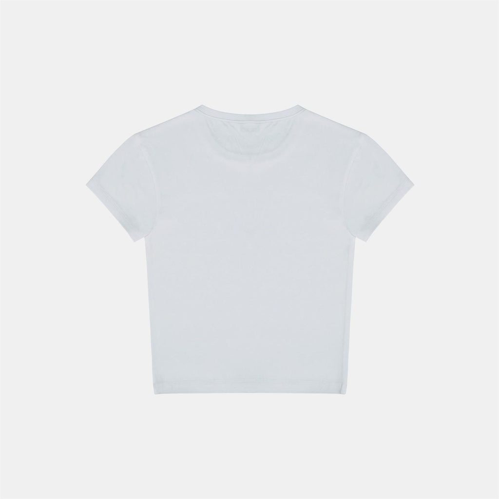 Jack Wills Graphic Cotton Short Sleeve Crew Neck Print Crop Top