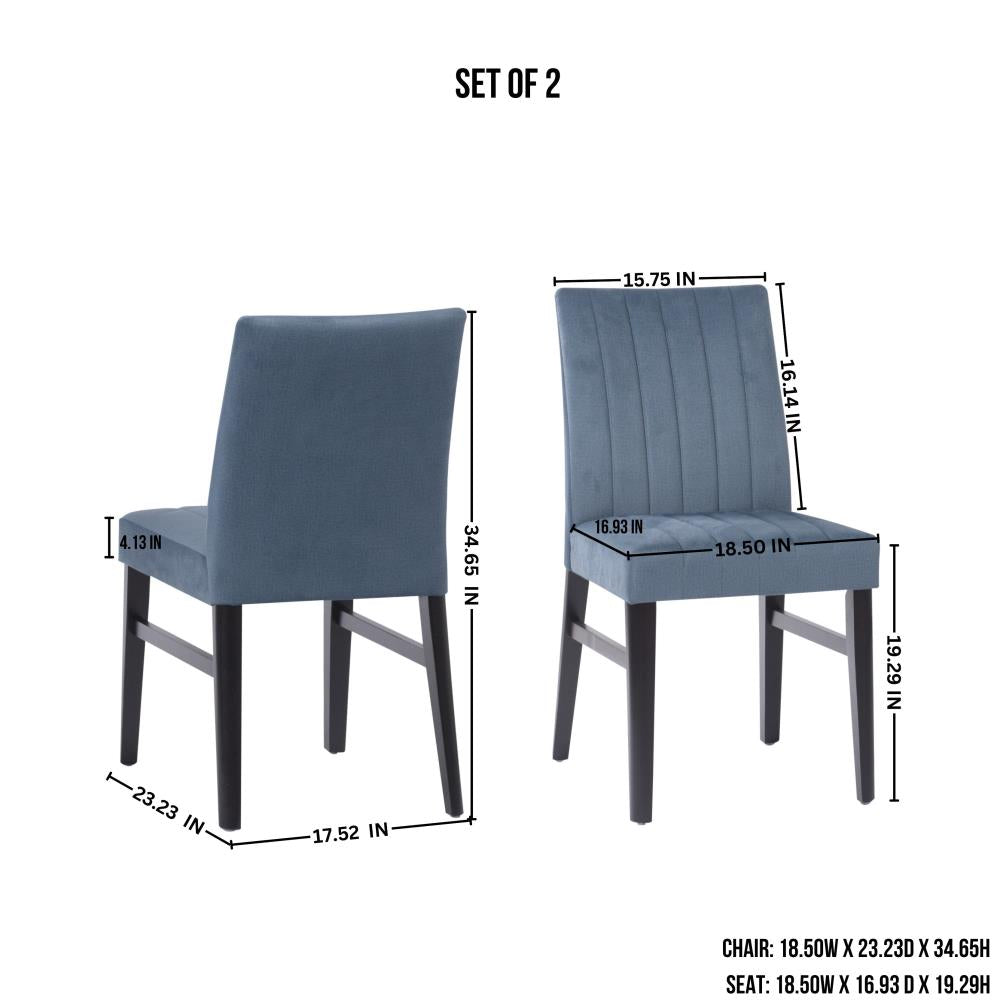 Modern Dining Side Chairs with Cushioned Seats