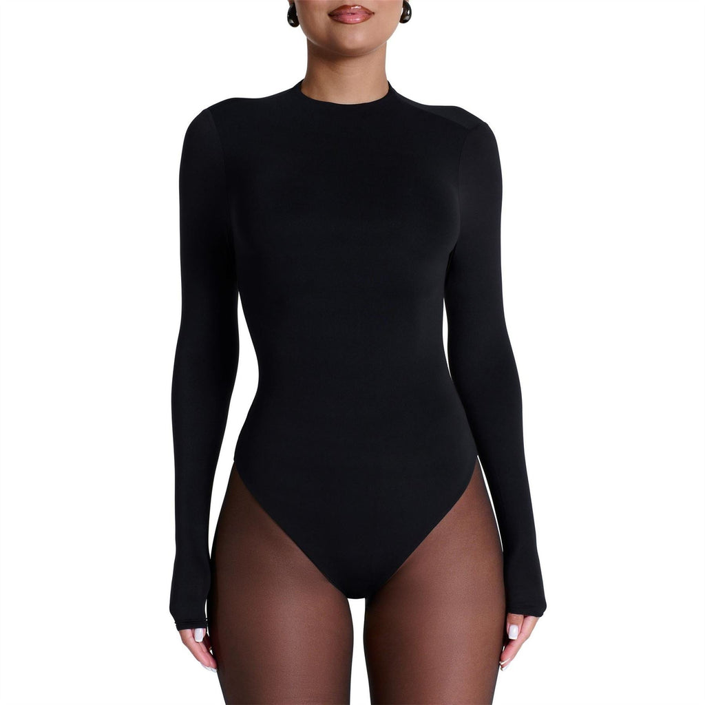 Naked Wardrobe Naked Mock Neck Bodysuit
