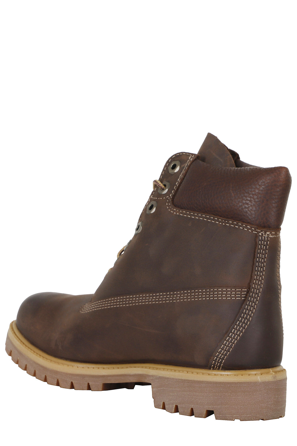 Brown Premium 6-Inch Waterproof Leather Lace-Up Boots