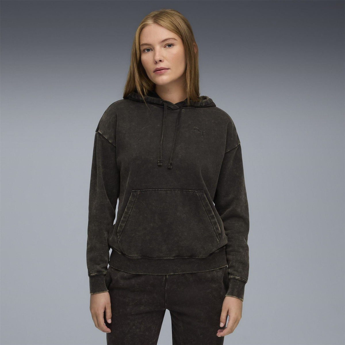 Puma Elevated Relaxed Wash Overhead Hoodie