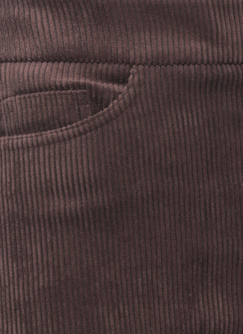 Brown Flared-Leg Corduroy Flared Pants