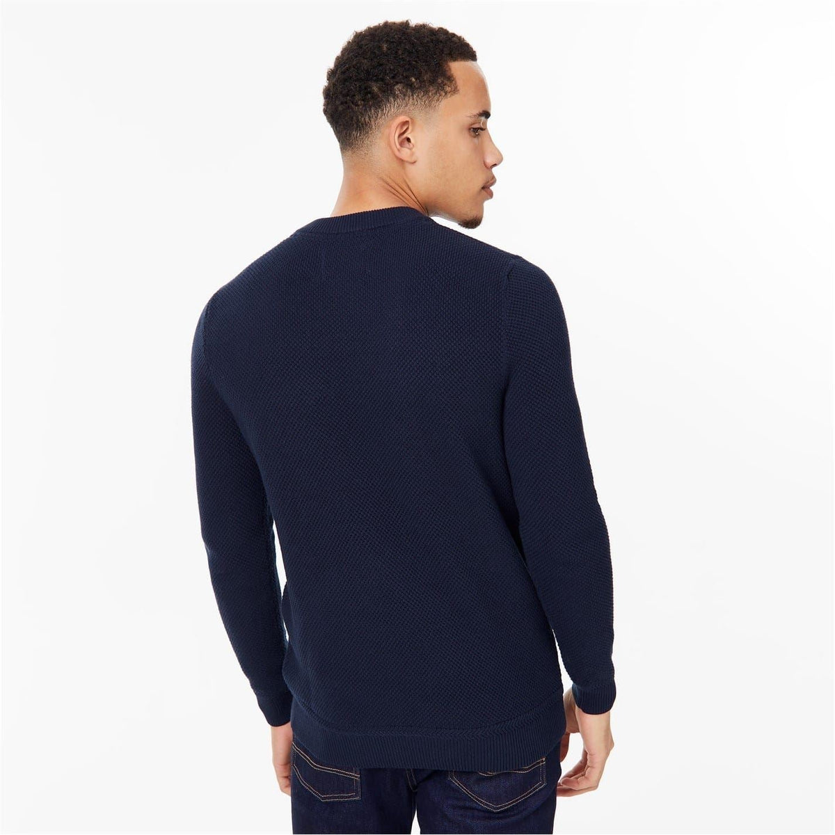Jack Wills Mens Linus Seed Stitch Crew Neck Jumper