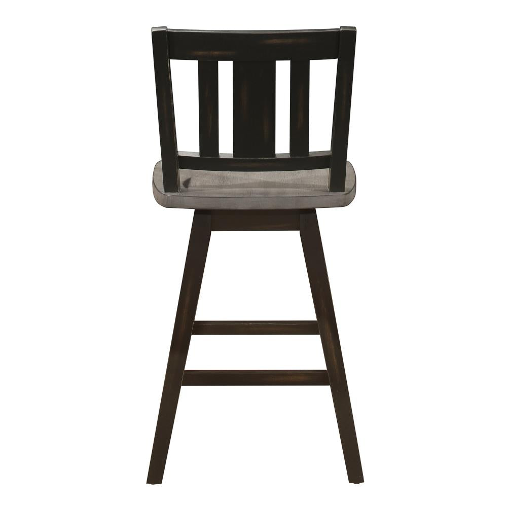 Set of 2 Wooden Kitchen Chairs with Swivel Function