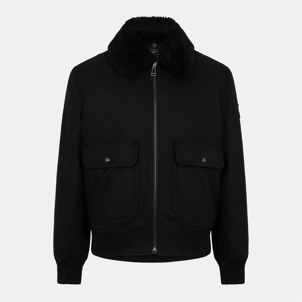 Belstaff Mens Welder Heritage Inspired Aviator Jacket