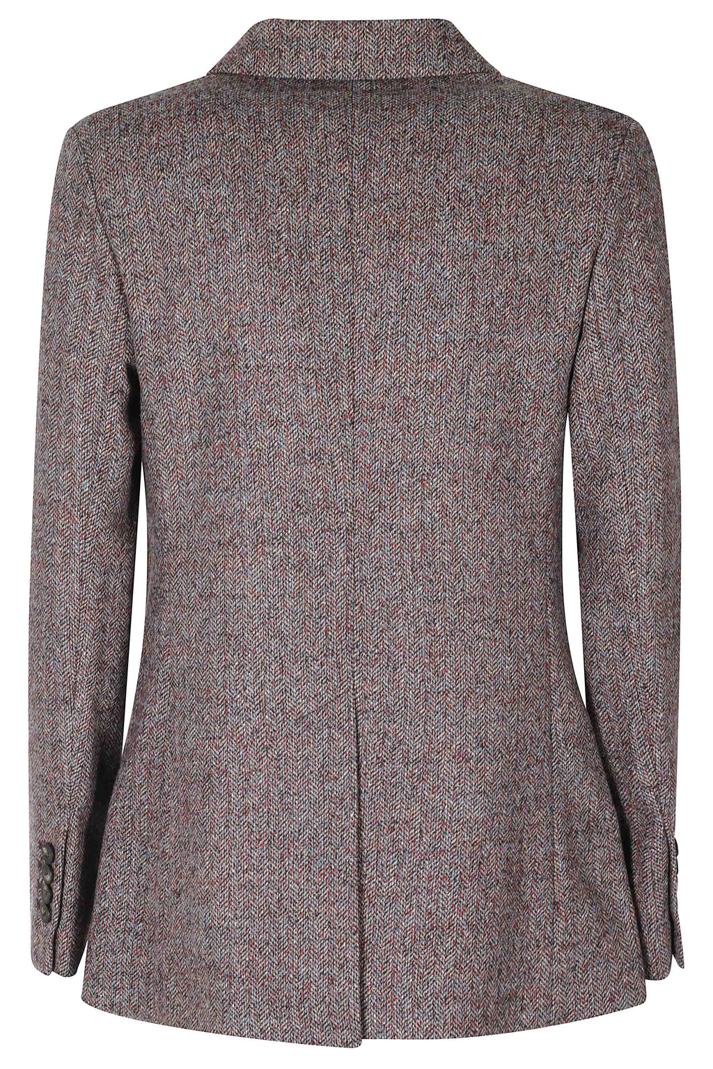 Luxury Tweed Structured Double-Breasted Jacket