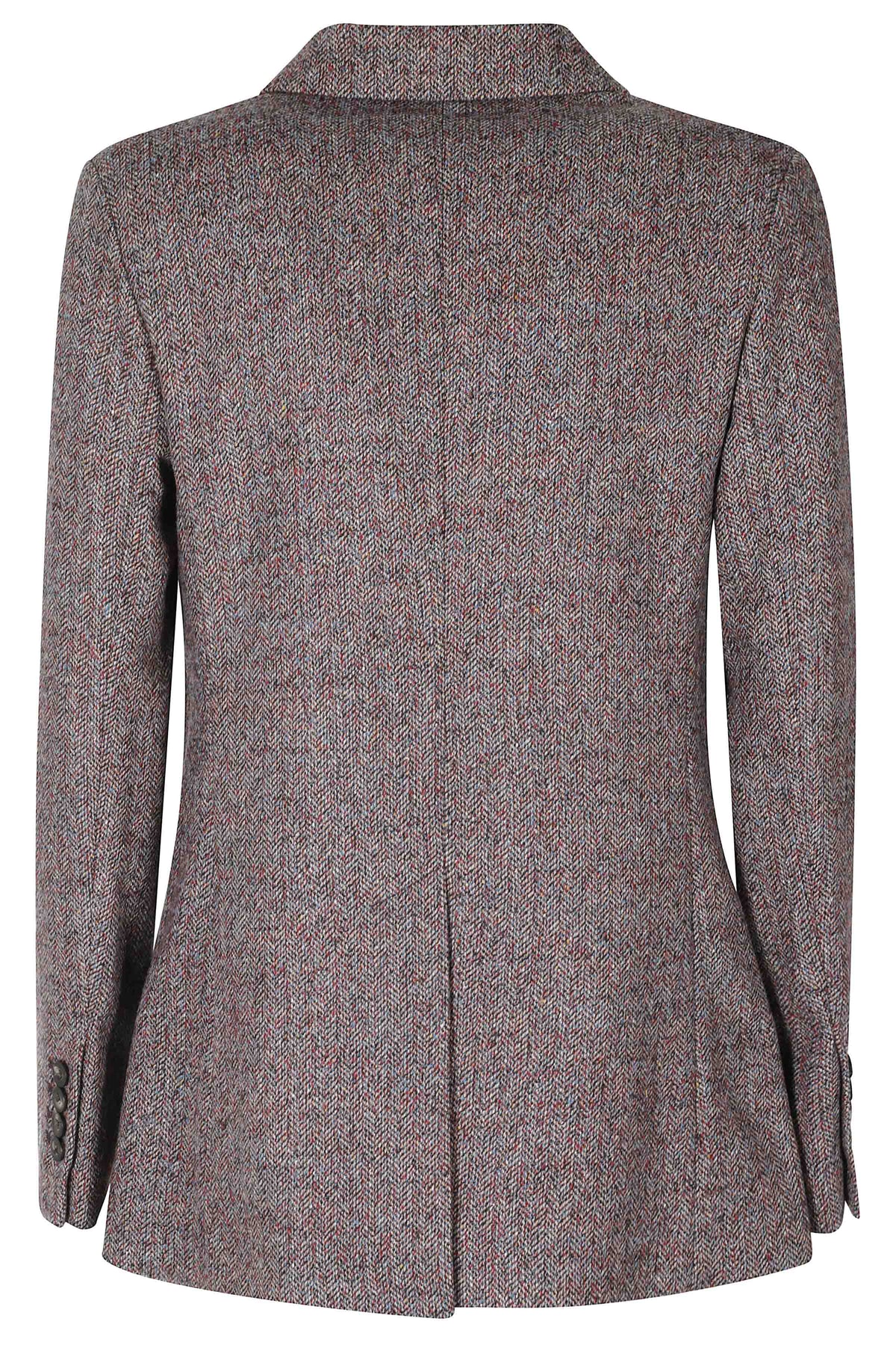 Luxury Tweed Structured Double-Breasted Jacket