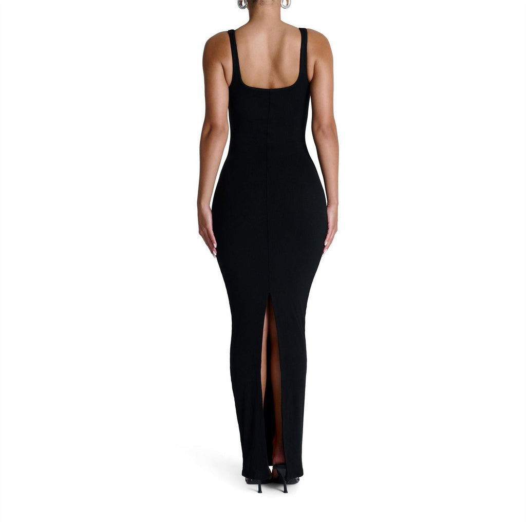 Naked Wardrobe Ribbed Tank Maxi Dress