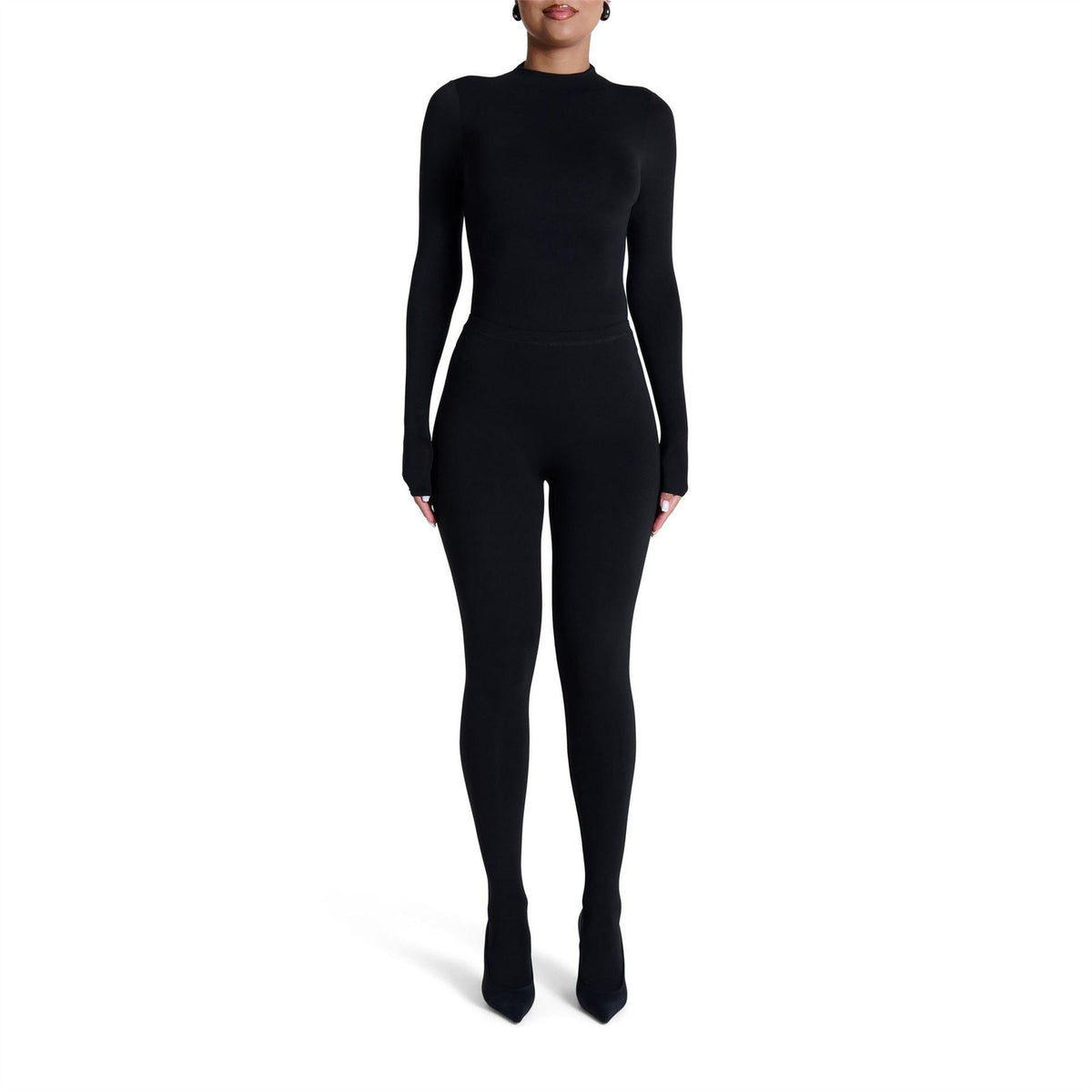 Naked Wardrobe Naked Mock Neck Bodysuit