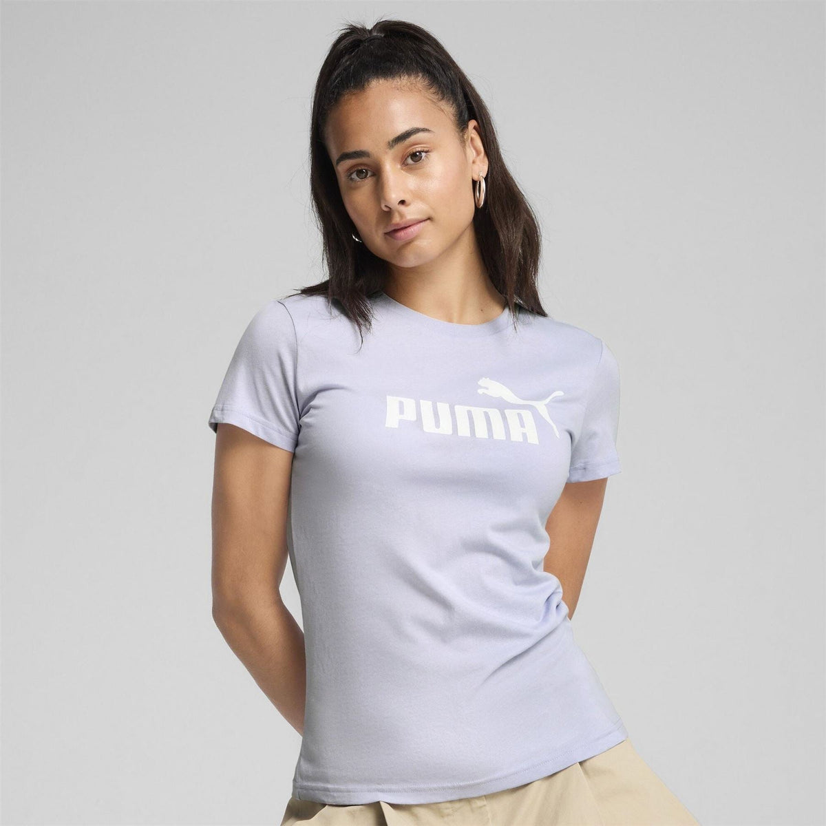 Puma No1 Logo Print Regular Fit T-Shirt