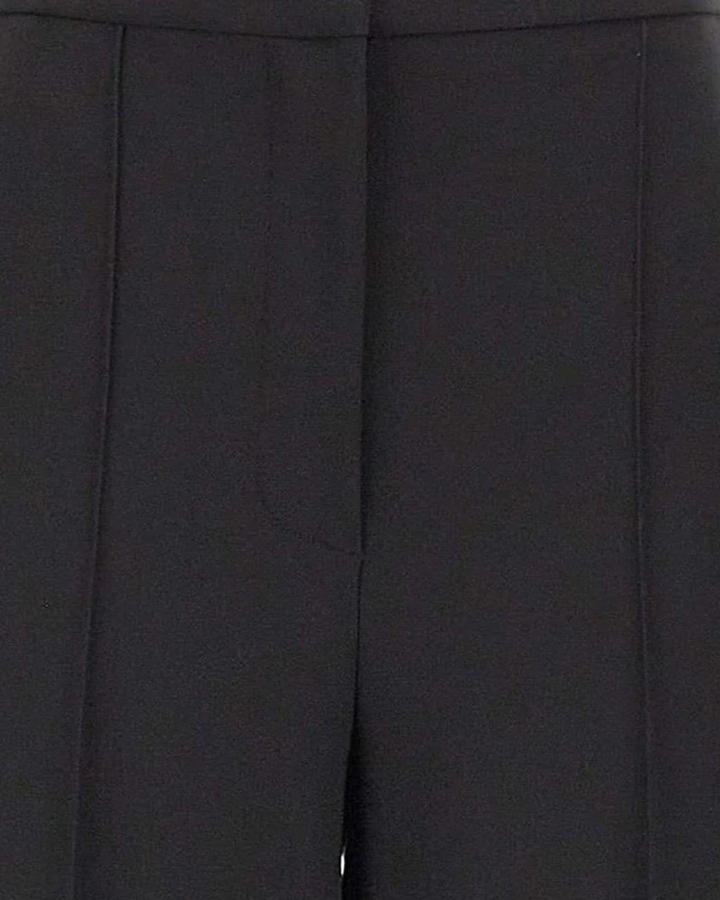 Black Lightweight Crêpe Palazzo Pants