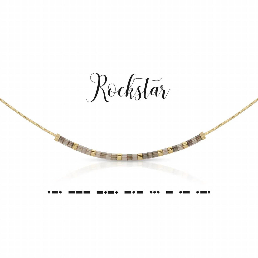Women's Rockstar Necklaces In Gold