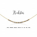Women's Rockstar Necklaces In Gold