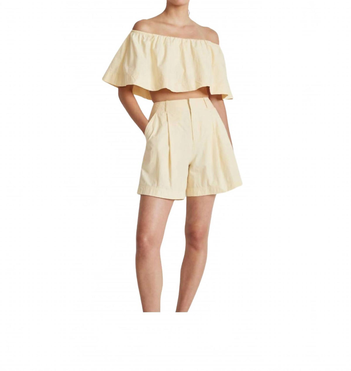 Francoise Pleated Short In Sunny Sunny