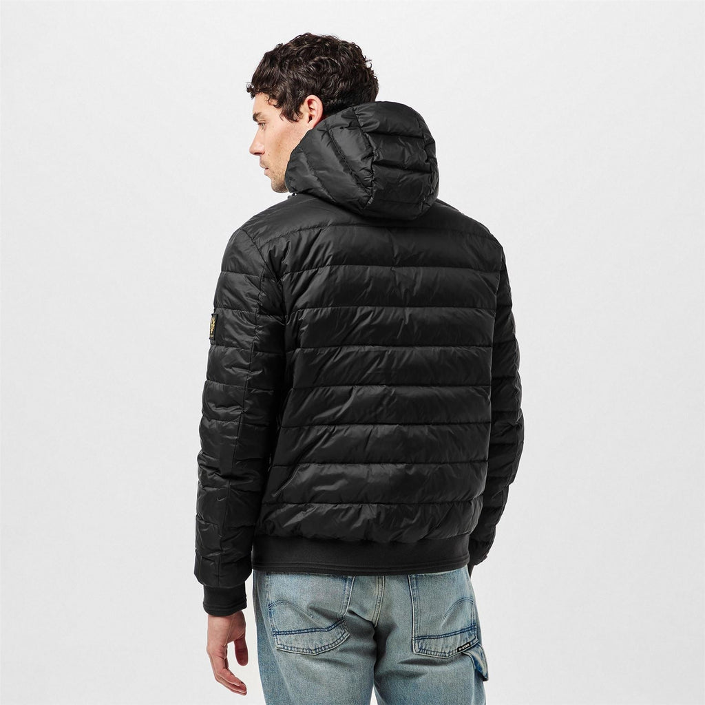 Belstaff Mens Waterproof Quilted Short Puffer Jacket