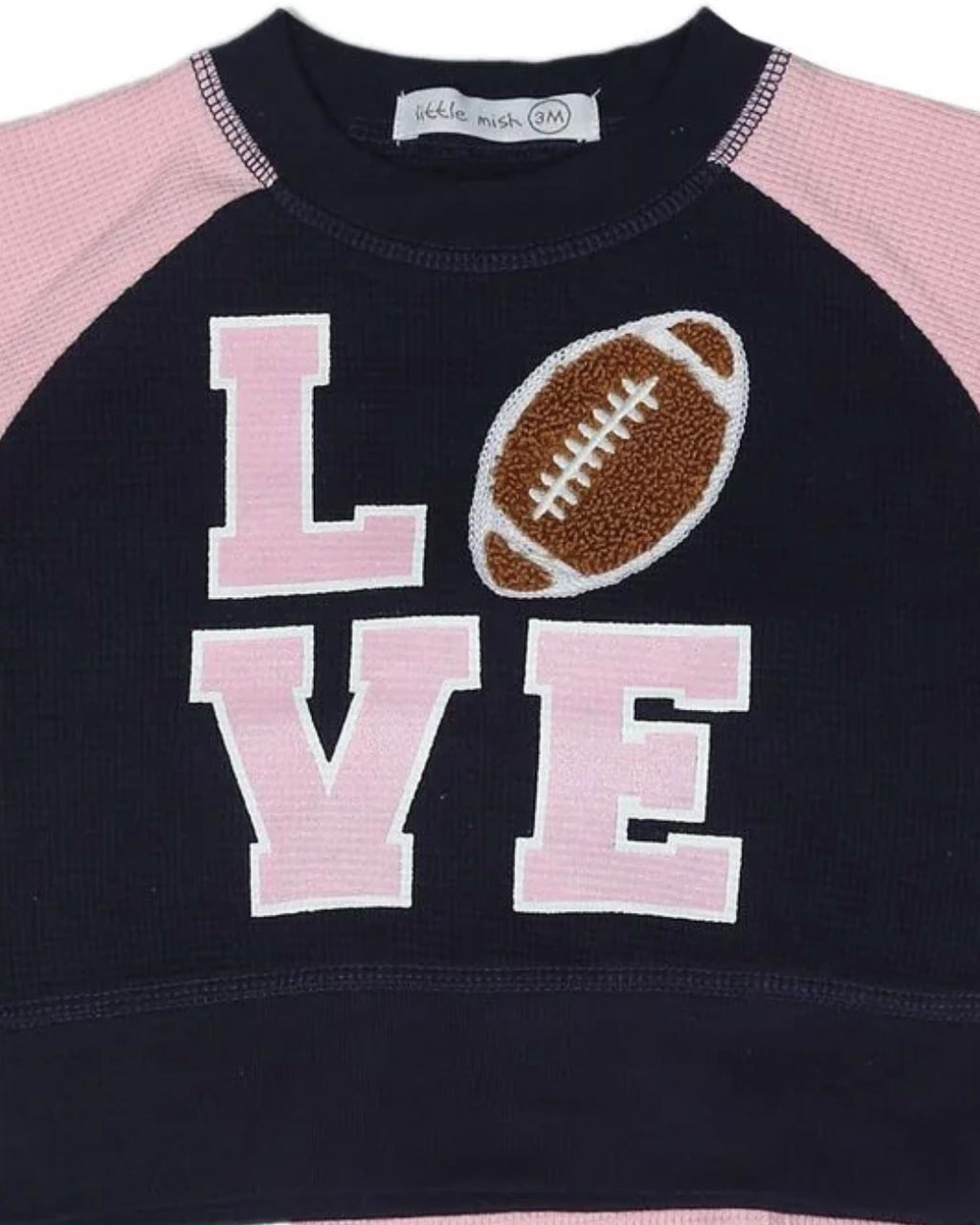 Girl's Football Fan Thermal Set In Pink
