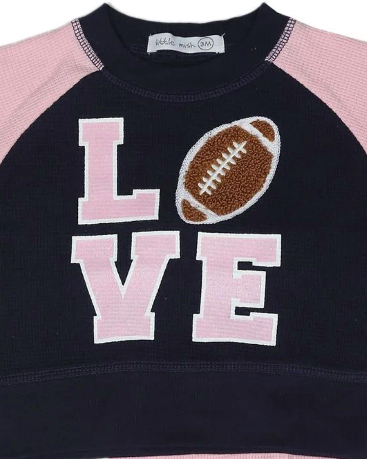 Girl's Football Fan Thermal Set In Pink