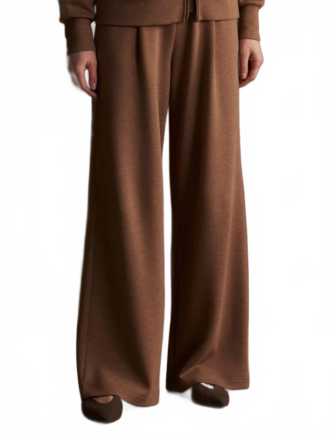Extra Wide Leg Pant - 32" In Golden Bronze Marl