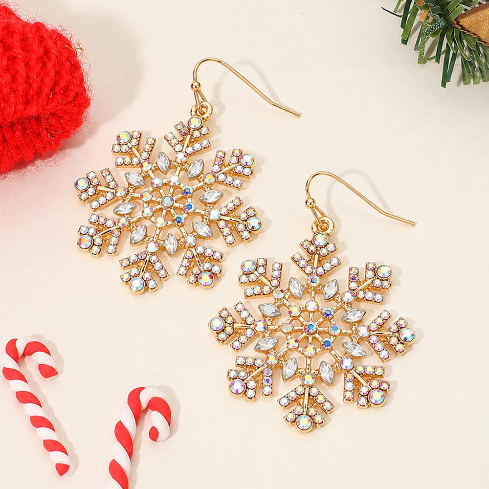 Snowflake Dangle Earrings