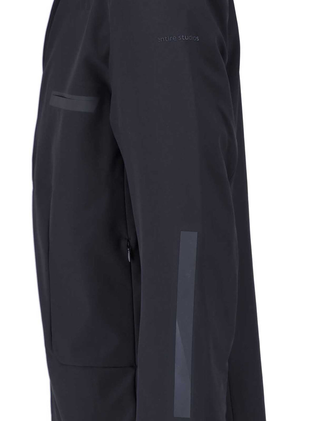 Black Recycled Technical Fabric Monopetto Jacket
