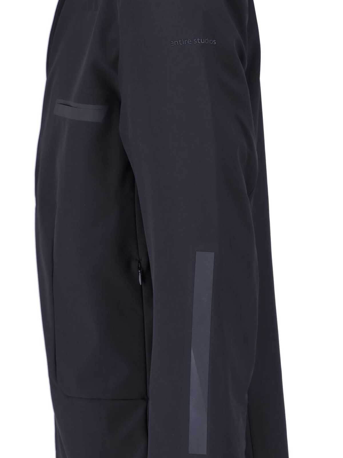 Black Recycled Technical Fabric Monopetto Jacket