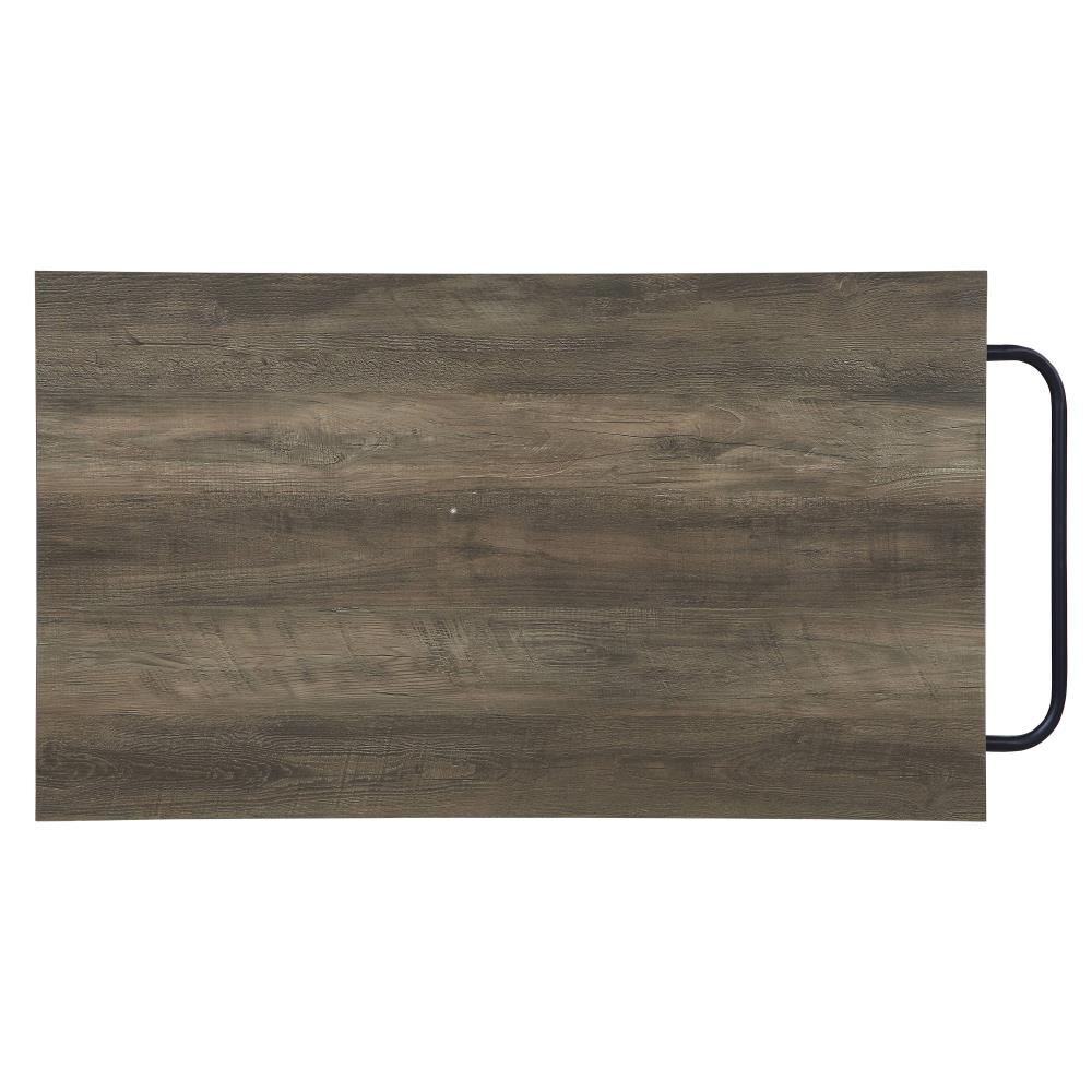 Contemporary Kitchen Island with Open Shelving