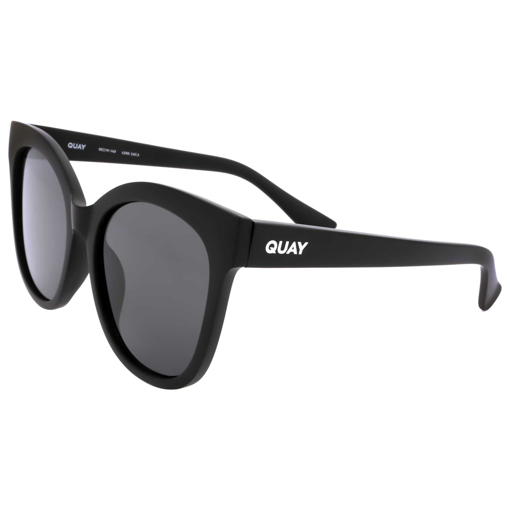 Quay Women's 50mm Black Sunglasses ITS-MY-WAY-BLK-50