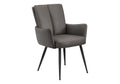 Set of 2 Contemporary Upholstered Dining Chairs