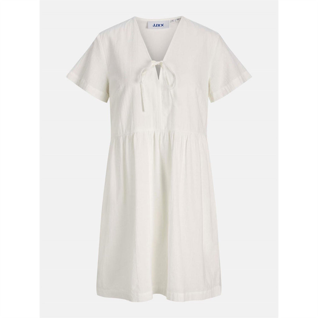 JJXX V-Neck Short Sleeve Mini Babydoll Dress