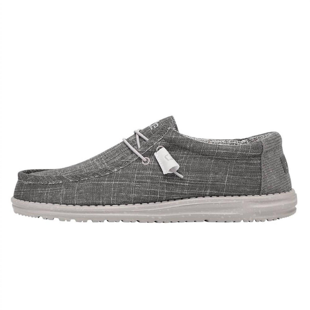 Men's Wally Crosshatch Shoe In Ash