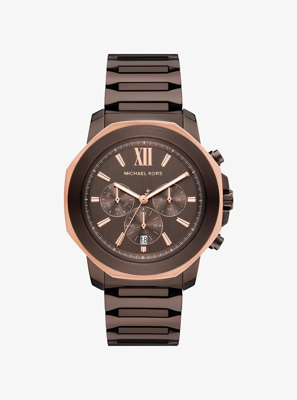 Oversized Prescott Brown-Tone Watch