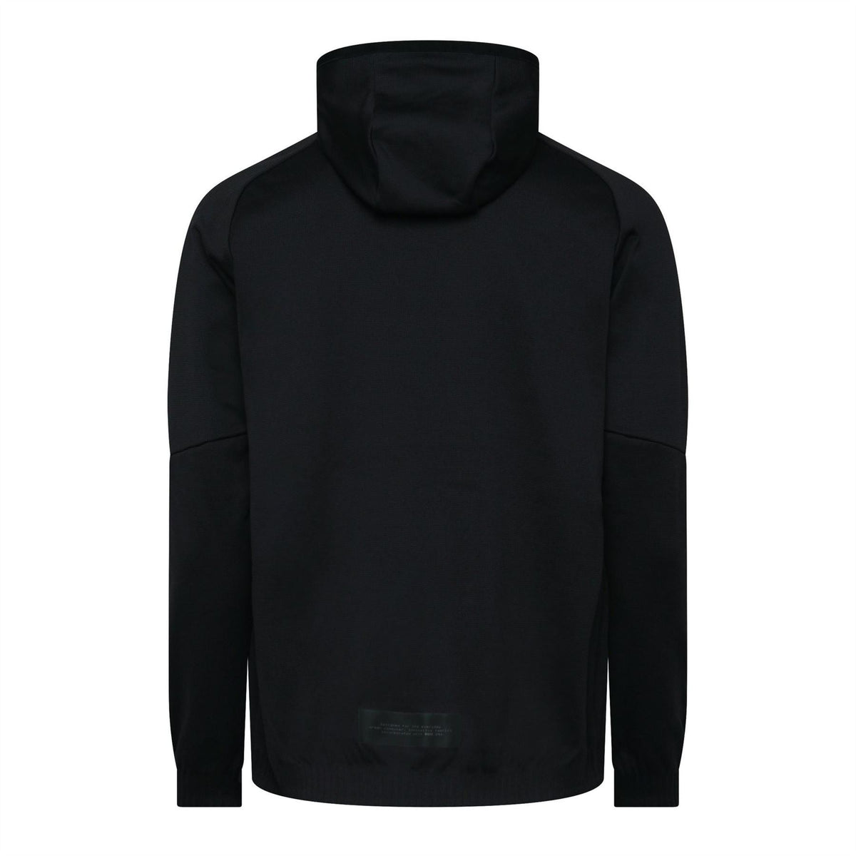Hugo Civic Solid Patterned Hooded Full Zipper Ribbed Cuff Jacket