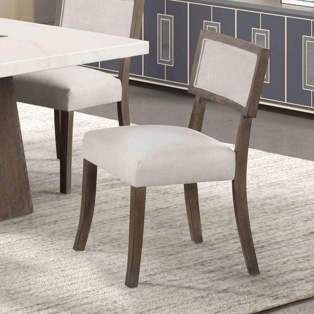 Modern Dining Chairs with Padded Seats and Backrests