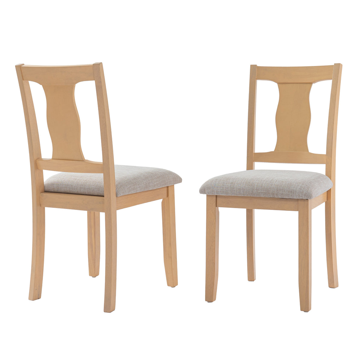 Mid-Century Side Chairs with Supportive Backrests