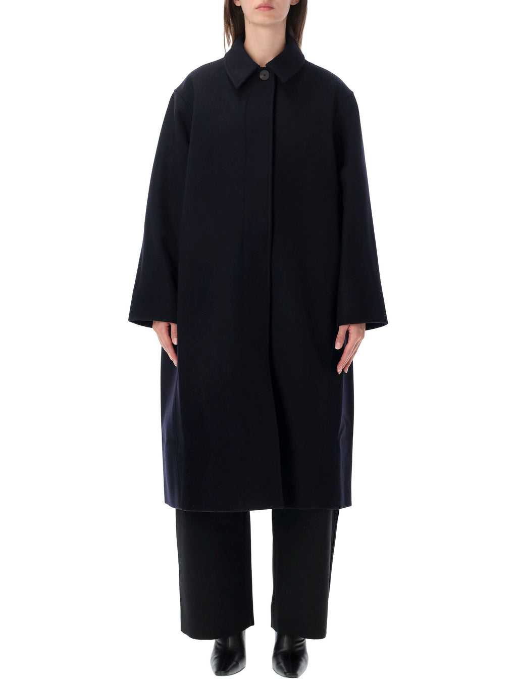 Rounded Silhouette Overcoat