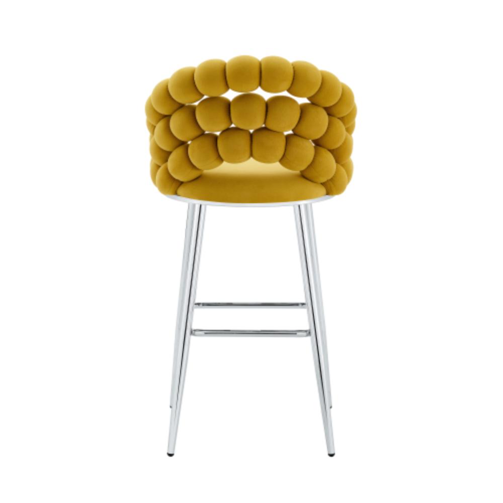 Contemporary Bubble Back Bar Chair Set