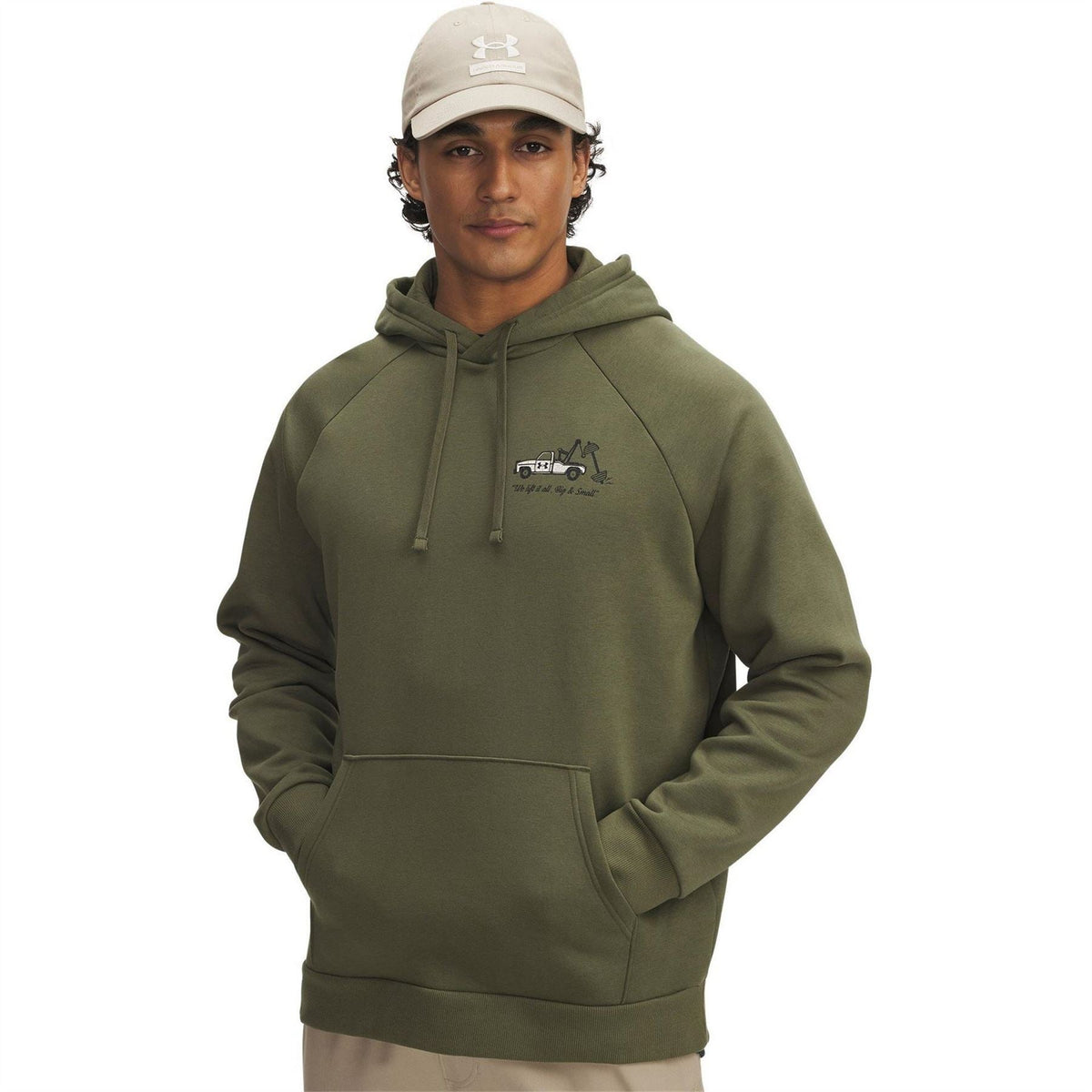 Under Armour UA Rival Hooded Neck Long Sleeve Sweatshirt
