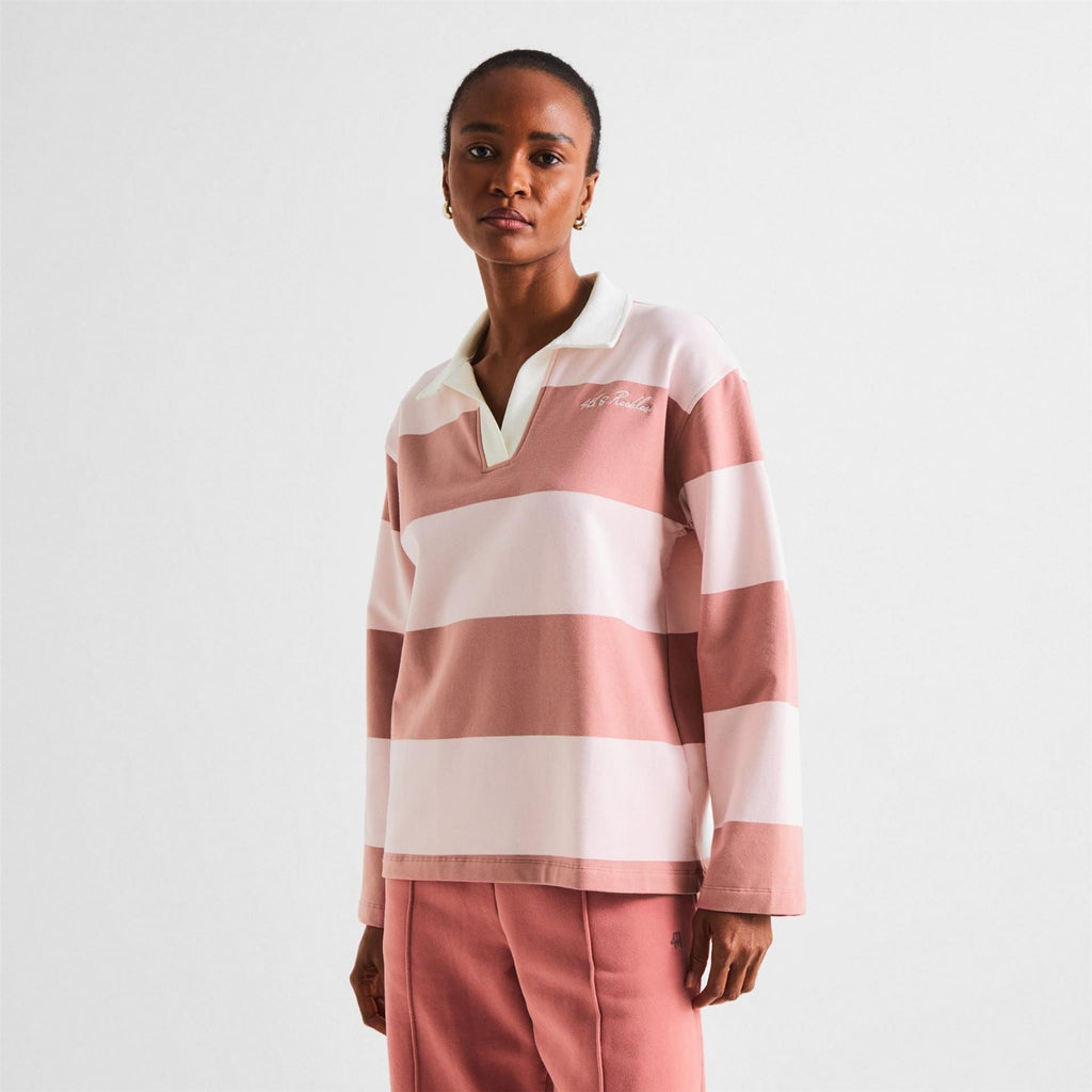 4th and Reckless Womens Hailey Rugby Polo