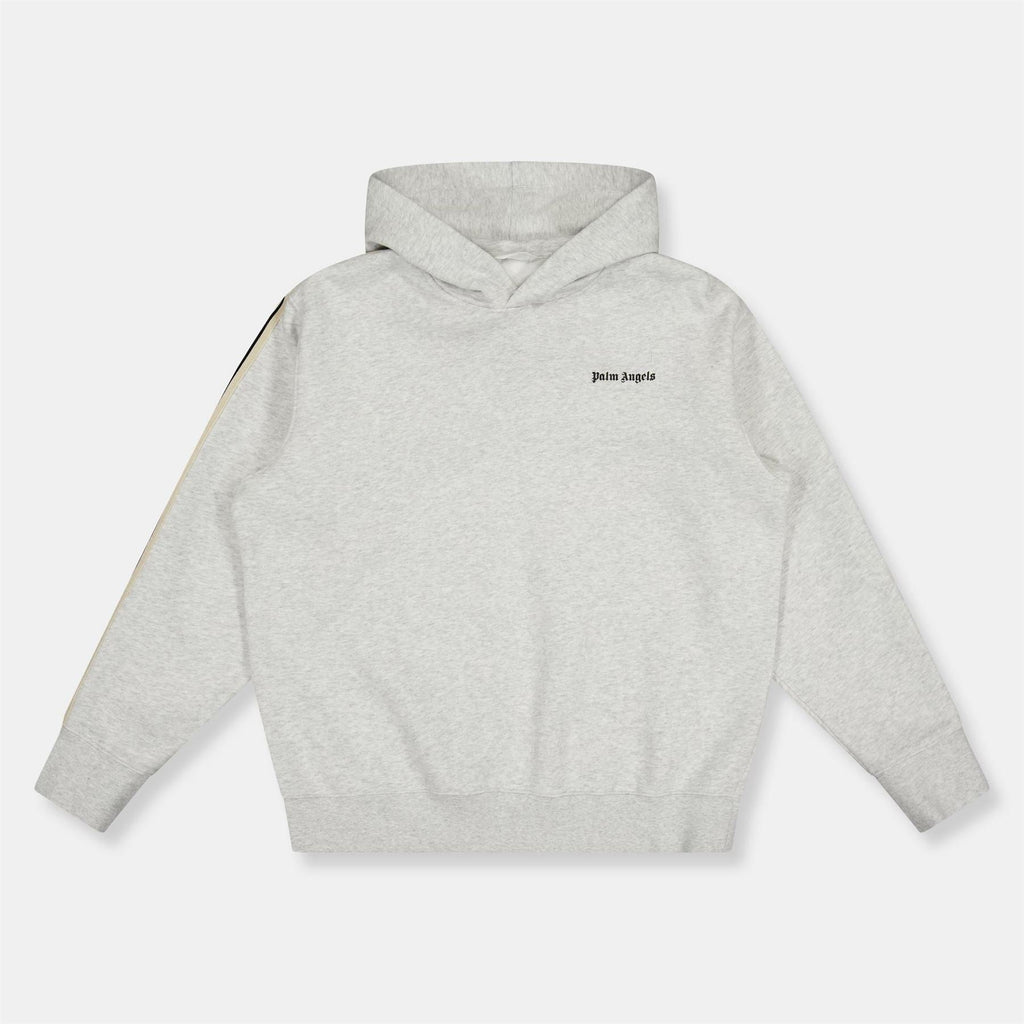 Palm Angels Logo Strip Hooded Neck Sweatshirt