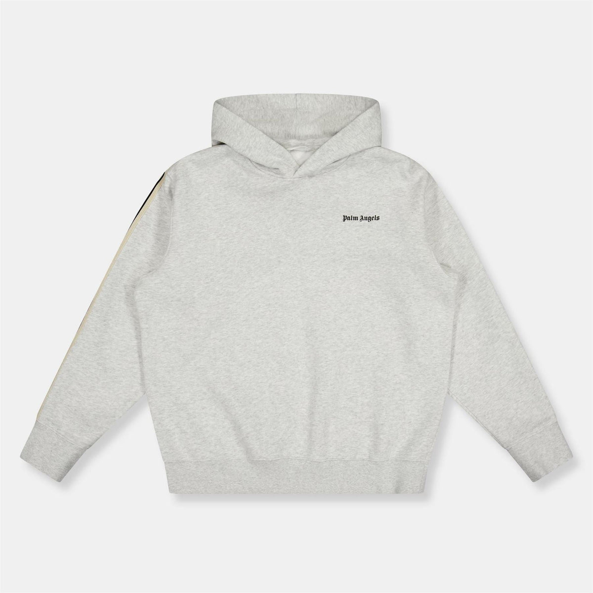 Palm Angels Logo Strip Hooded Neck Sweatshirt