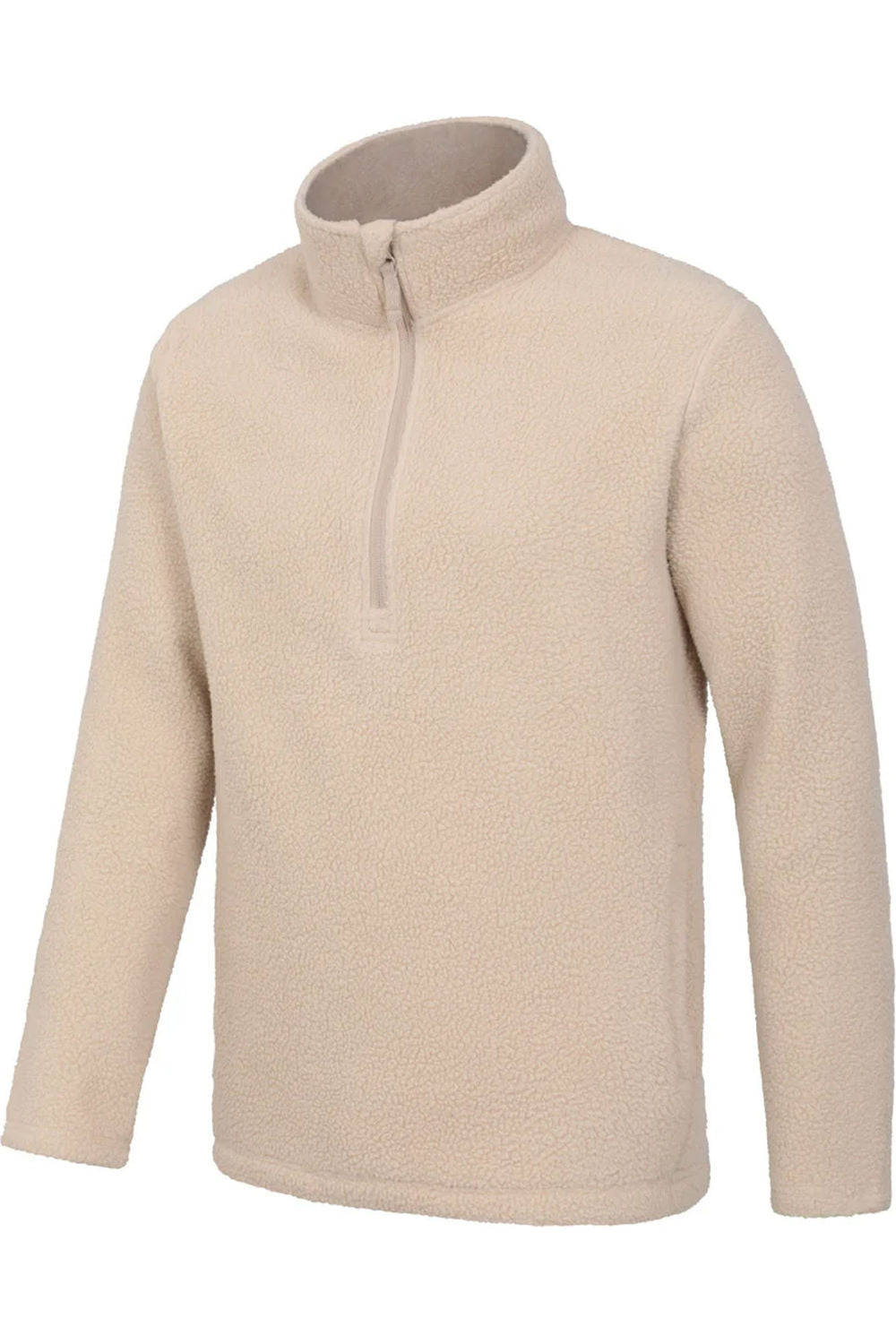 Mountain Warehouse Mens Ted Borg Half Zip Fleece Top