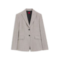 Regular-fit blazer with micro check