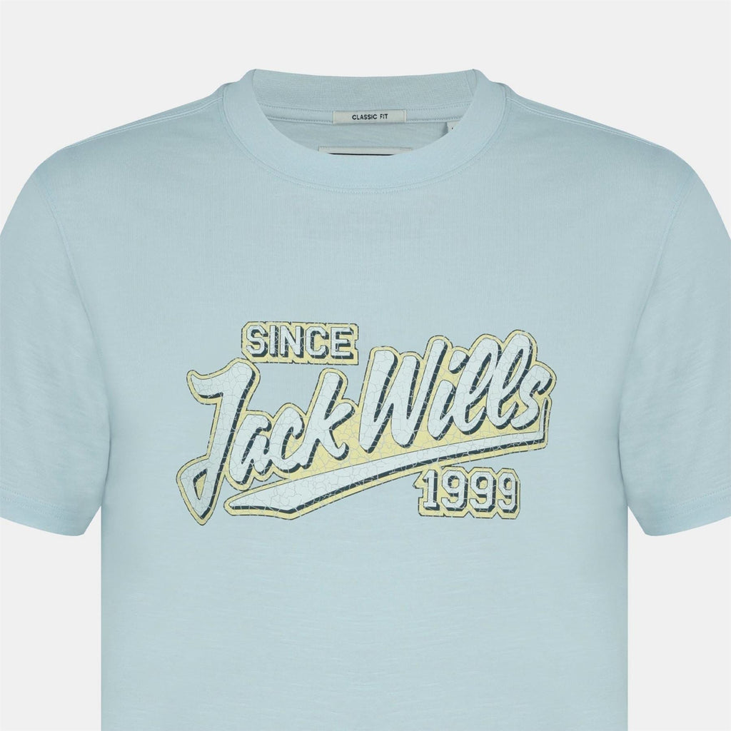 Jack Wills Retro Graphic Cotton Short Sleeve Crew Neck T Shirt