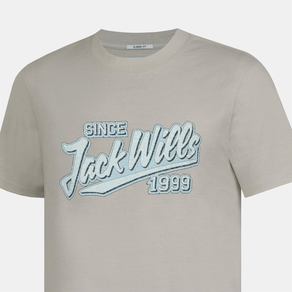 Jack Wills Retro Graphic Cotton Short Sleeve Crew Neck T Shirt