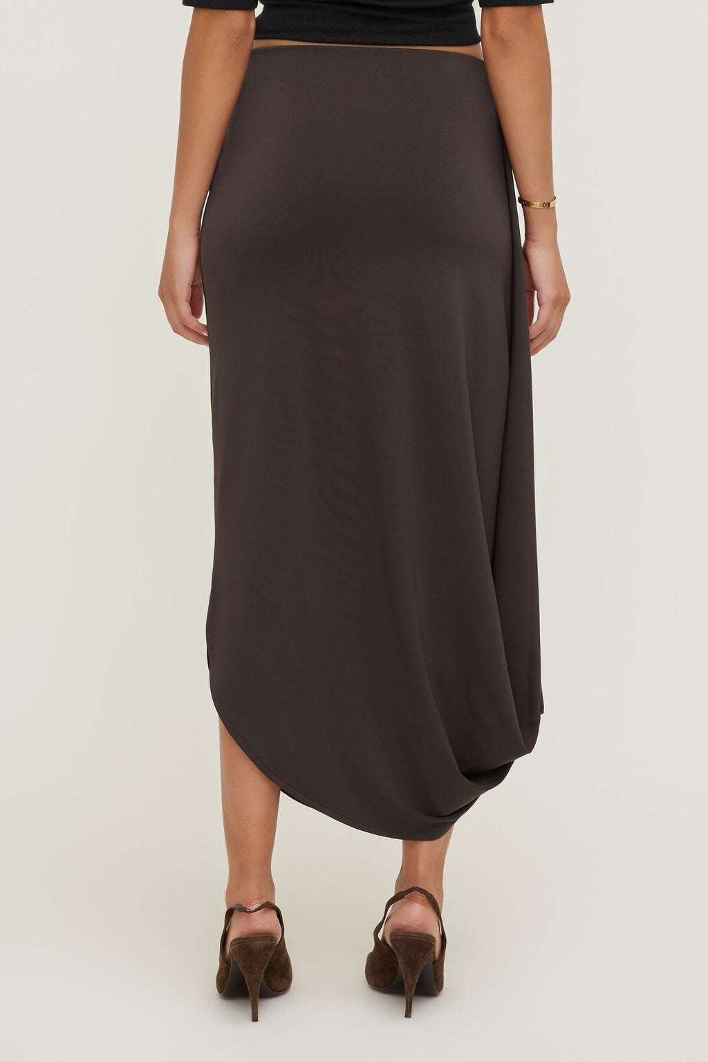 Sculpt Twisted Midi Skirt