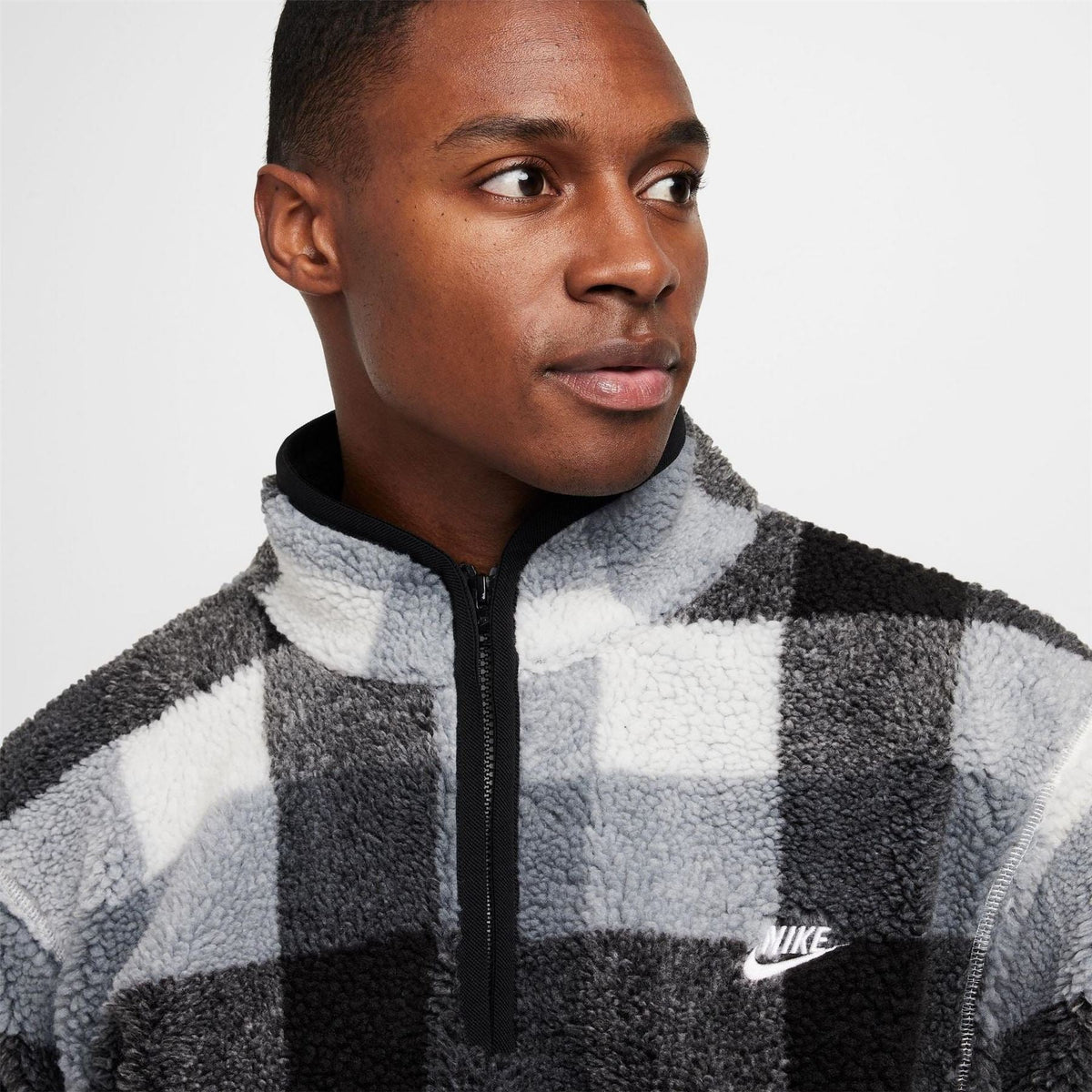 Nike Mock Neck High Collar Long Sleeve Warm Sweatshirt