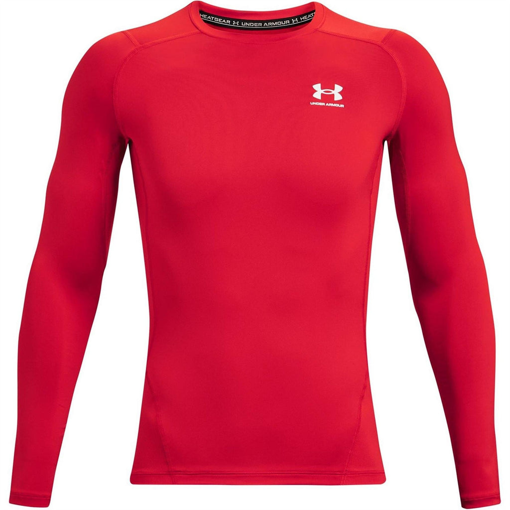 Under Armour Compression Fit Crew Neck Long Sleeve Athletic Top