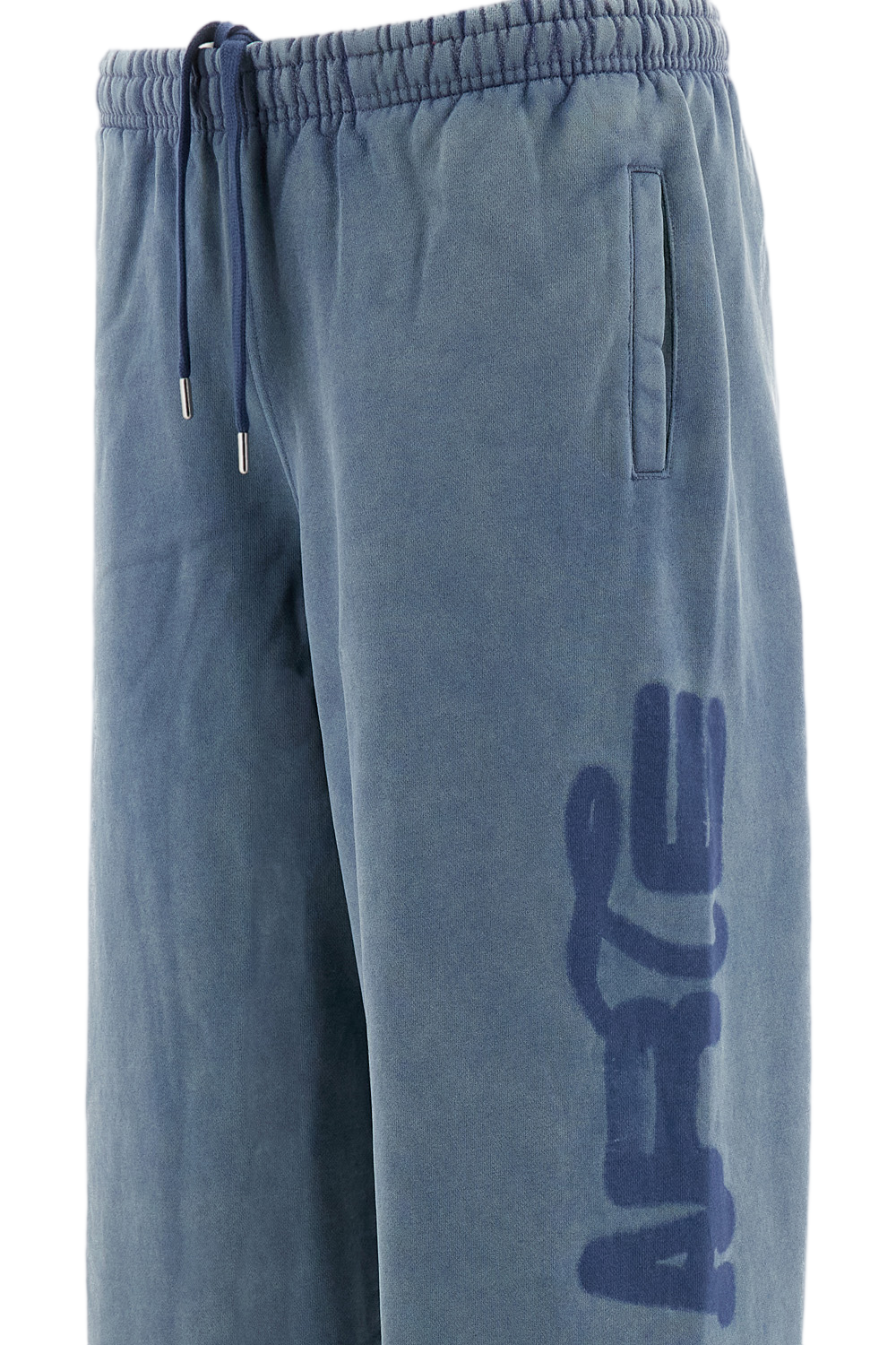 Blue Fadeout Wash Heavy Cotton Sweatpants