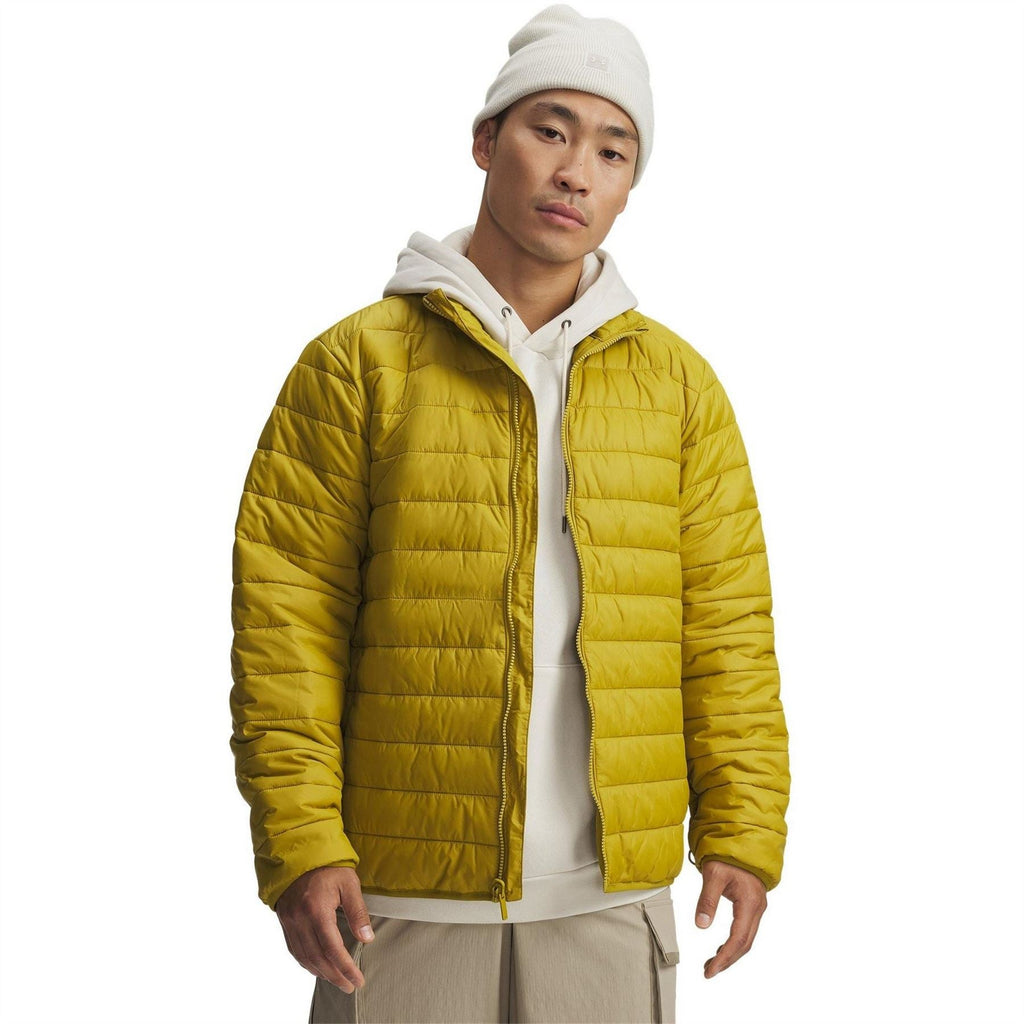 Under Armour Legend Solid Patterned Snap Button Hooded Parka Coat