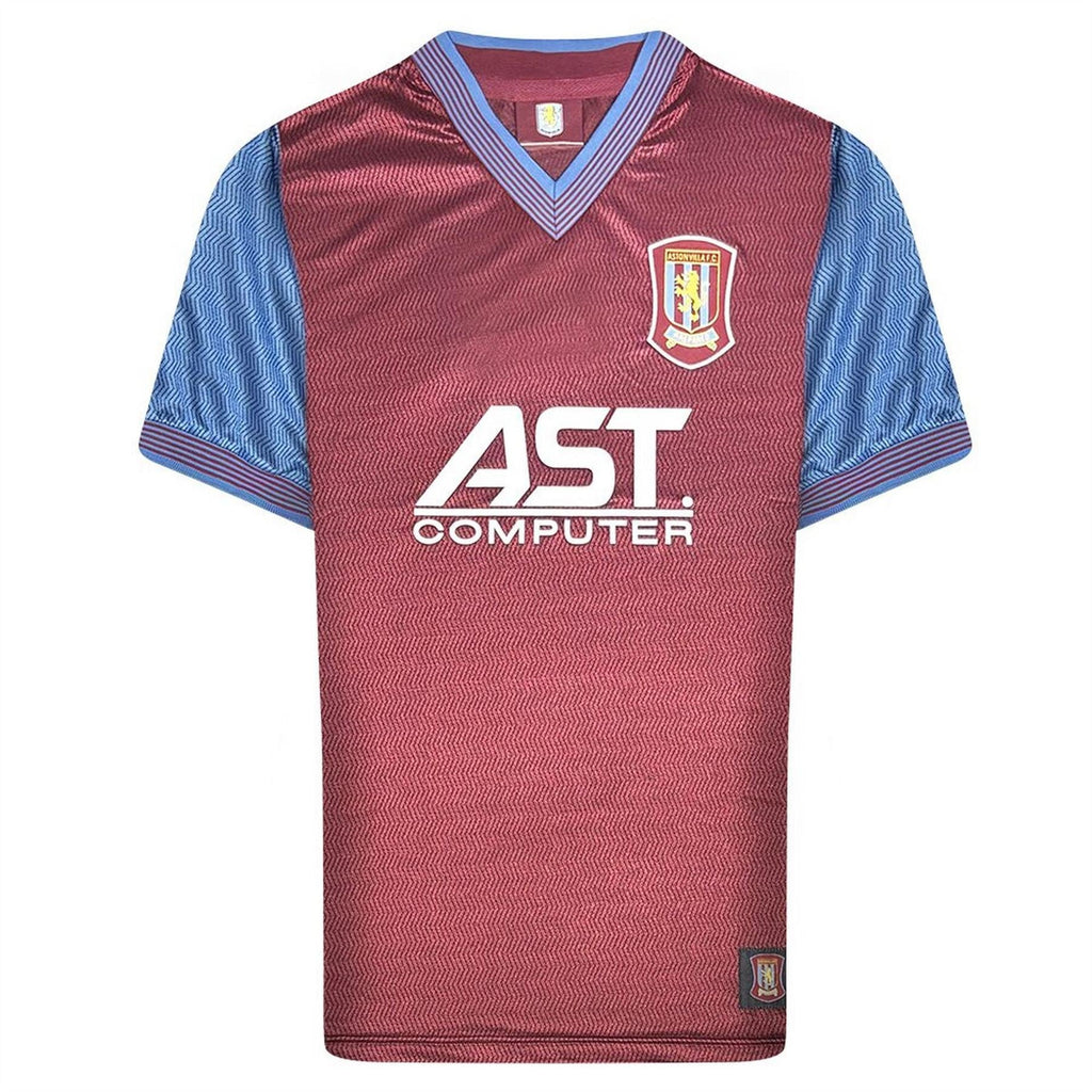 Score Draw Villa Retro 98 V-Neck Short Sleeve Jersey Shirt